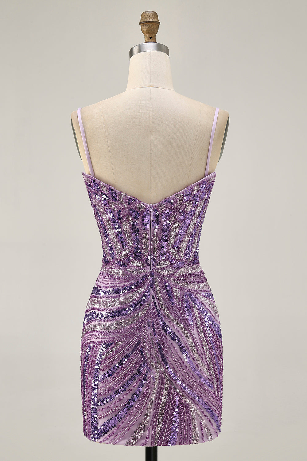 Royal Blue Strapless Bodycon Homecoming Dress With Sequins - Image 21
